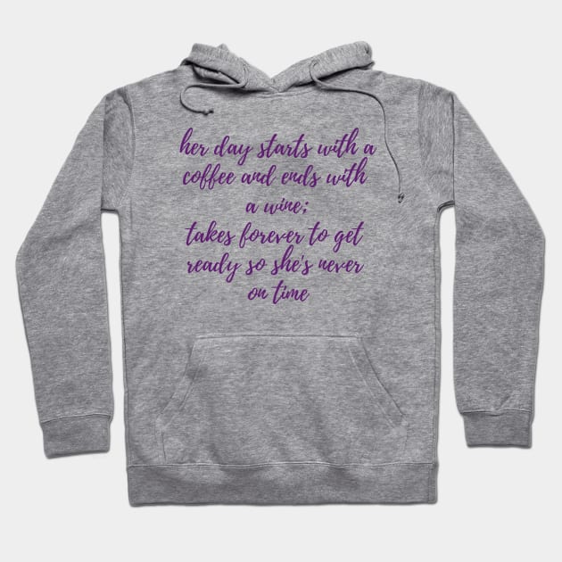 Coffee and Wine Hoodie by ryanmcintire1232